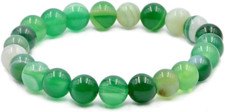 Natural Gemstone round Beads Stretch Bracelet Healing Reiki 8Mm