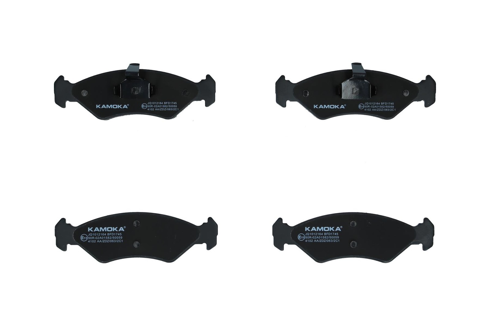 Fits KAMOKA UK�ADY HAMULCOWE JQ1012164 BRAKE PADS FRONT FORD FIESTA 89-02,KA 96