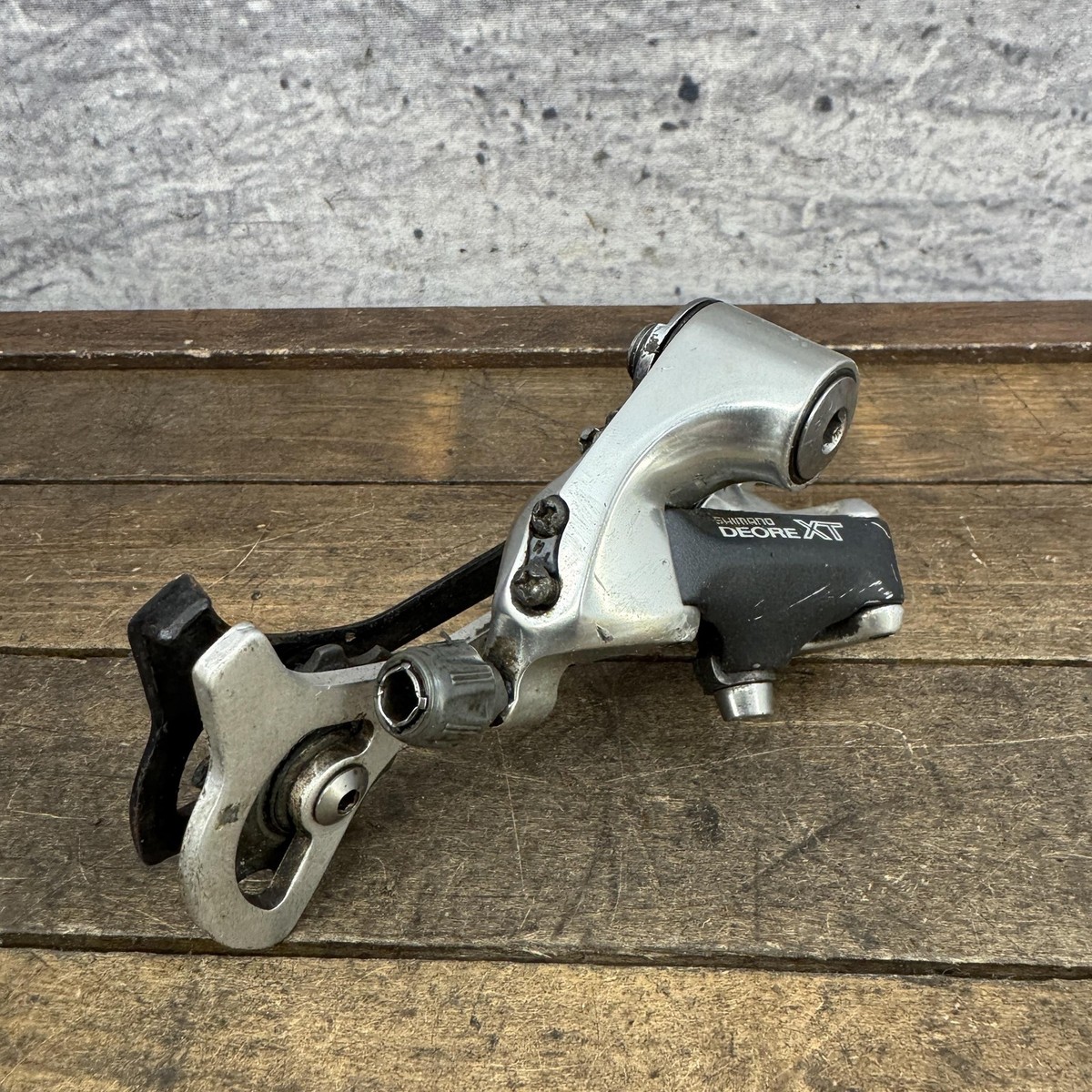 Vintage Shimano Deore XT RD-M739 Rear Derailleur 8 Speed Long Cage