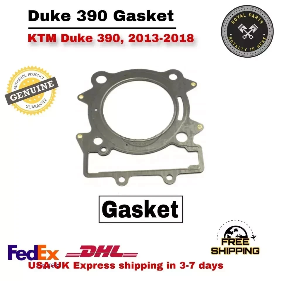 Fit For KTM Duke 390 Cylinder Head With Intake, Exhaust Valve & Gasket Kit - Image 3 of 4