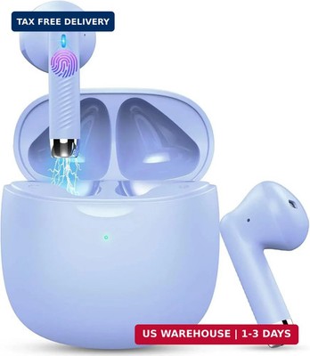 Jxrev Wireless Earbuds, Bluetooth 5.3 Headphones in Ear with Noise Cancelling Mi