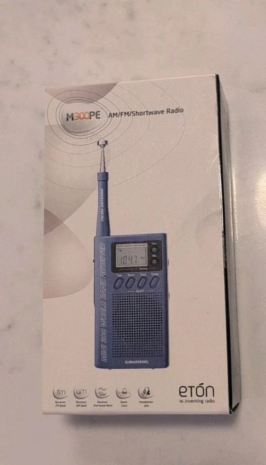 Radio Ondes Courtes Grundig Eton G4000A - SSB, AM/FM, Avec Antenne Et Adaptateur