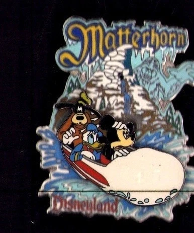 Disney Disneyland Attractions 2001 Matterhorn Disneyland Resort Pin
