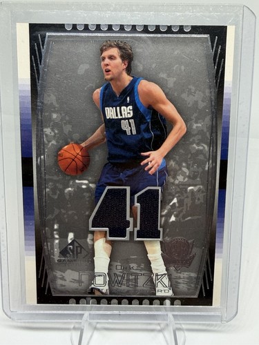 2004-05 SP Game Used Edition Dirk Nowitzki #65 GU Jersey Dallas Mavs HOF