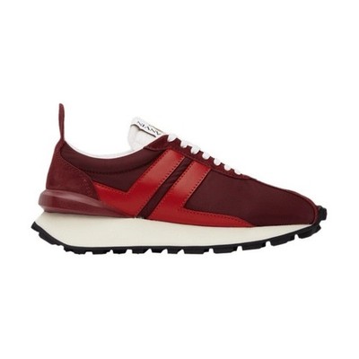 LANVIN Paris Men s Burgundy/Red Bumpr Sneaker