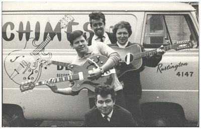 C344/ The Chimes  UK-Beat- Popband Pressefoto 1964  24 x 17 cm 