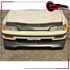 Fits 88-91 Honda Crx Ikon Evo Style Front Bumper Lip Lower Spoiler Unpainted Pu Fits 88-91 Honda Crx Ikon Evo Style Front Bumper Lip Lower Spoiler Unpainted Pu