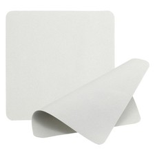 2 Pcs 5" x 5" Glasses Cleaning Cloth Microfiber Eyeglasses Polishing Cloth Gray