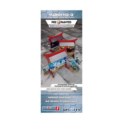 Micro Art Infinity Kokkyo 3 - Ad Walls (prepainted) Pack SW (New)