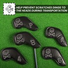 Golf Iron Head Cover Golf Skull Head Cover Golf Club Scratch Resistant 10 Pack — photo 6
