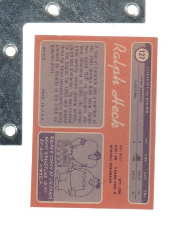 1970 Topps Football SINGLES VG/VG-EX+ SHARP/CHEAP! Pick From List Up To 30% OFF - Picture 251 of 460