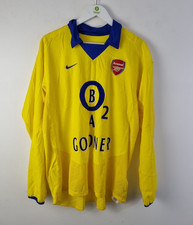 Vintage Nike Arsenal FC 2003/04 Away 'Invincibles' Vieira Shirt L USED