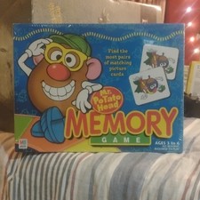 Milton Bradley Mr. Potato Head Memory Game 72 Picture Cards Tray Ages 3-6