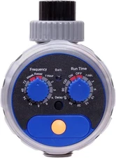 Sprinkler Water Timer Programmable Garden Zero Pressure Waterproof Blue 