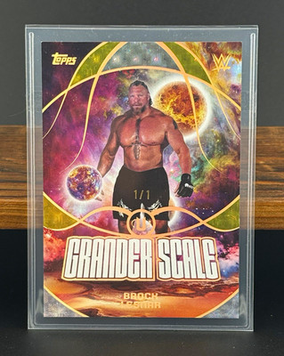 2026 Topps Universe WWE Brock Lesnar Grander Scale FoilFractor 1/1 #GS-10