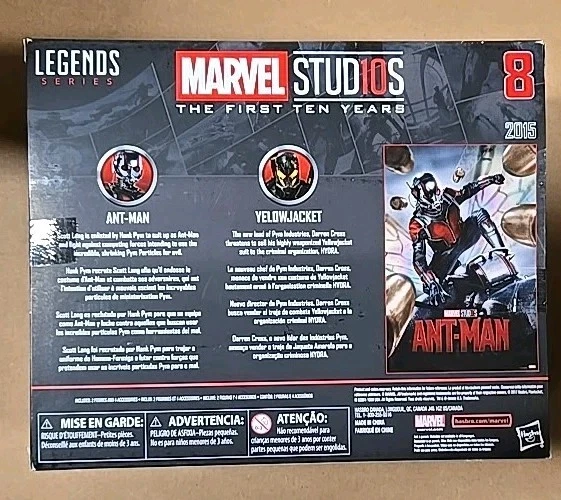 Hasbro Marvel Legends 10th The First Ten Years - Ant Man y chaqueta amarilla Foto 2 de 2