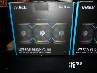 Lian Li UNi Fan SL120 v2 RGB Daisy-Chain Case Fans 120mm