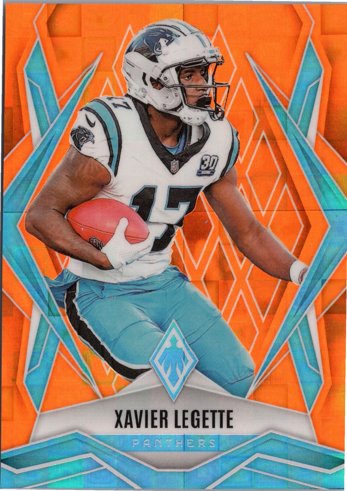 2025 Panini Phoenix #70 Xavier Legette Orange Pandora Prizm #/189