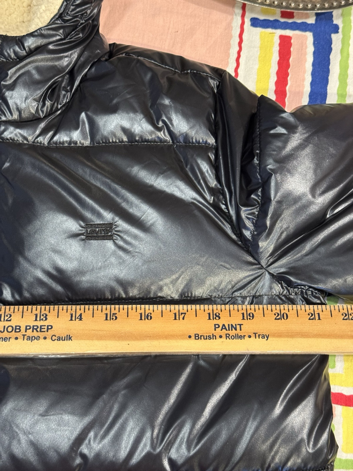 Levi's Performance Hooded Puffer Jacket Womens S … - image 21