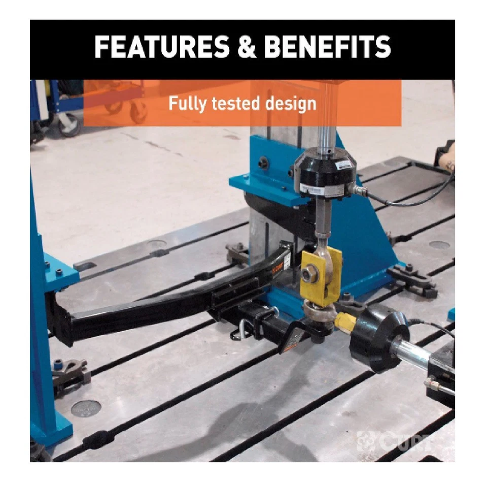 Curt Class 4 Trailer Hitch 14055 for Ford E-150 / E-250 / E-350 Super Duty Foto 4 de 4