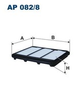 Filtron Luftfilter AP 082/8 FüR Daewoo Chevrolet