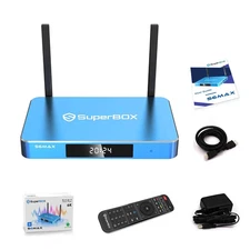 SuperBox S6 Max TV Streaming Box All Channels Send Make Offer Fast AIR Shipping