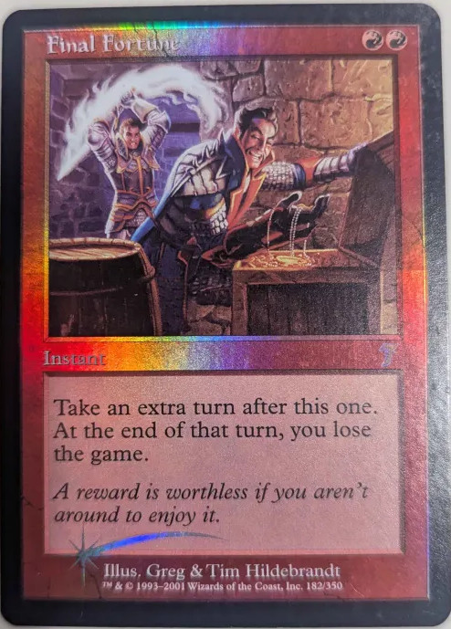 Final Fortune 7th Edition Foil Lightly Played