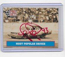 🔥LEE PETTY & RICHARD PETTY DUAL-SIGNED/AUTOGRAPHED 1991 PRO SET NASCAR CARD #23