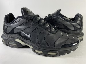 Nike Air Max Plus Tn Leather Black Metallic Silver Mens Size 13 Rare  310721-001 | eBay