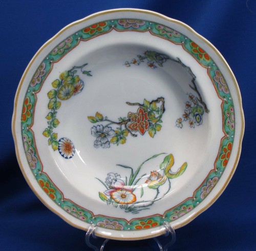 4 COPELAND STAFFORDSHIRE 10.25"DIA SOUP SALAD PASTA BOWLS FLORAL PATTERN - Picture 4 of 7
