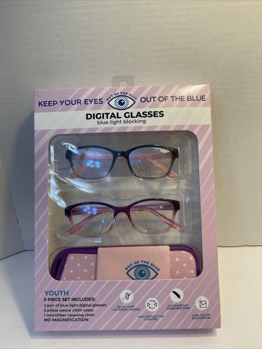 2 Digital Glasses, Children's Computer Blue Light Glasses Perfect for Homeschool - Picture 2 of 7