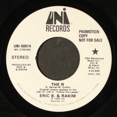 ERIC B. & RAKIM: the r / same UNI 7
