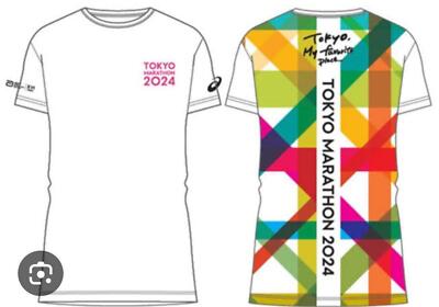 Tokyo Marathon 2024 Limited Signature T-shirt M Size (Height