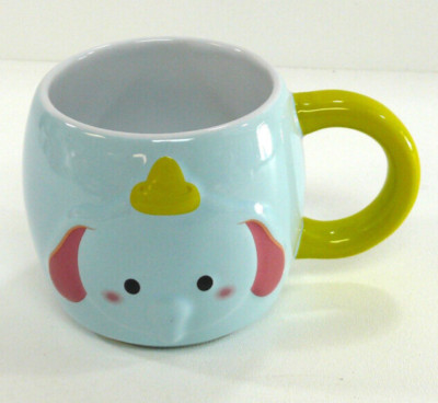DISNEY STORE EXCLUSIVE Dumbo Elephant Tsum Tsum Mug Coffee Cup 3D LARGE