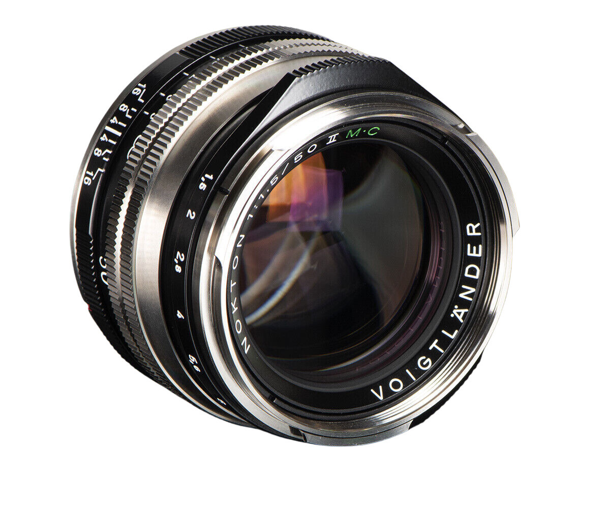Voigtländer Nokton 50mm f/1,5 M.C. VM Objektiv für Leica M - Silber ...