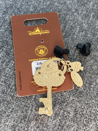 Hong Kong Disney Pin 2019 Alice in Wonderland pin Cheshire Cat pin Key Pin LE400 - Picture 8 of 13