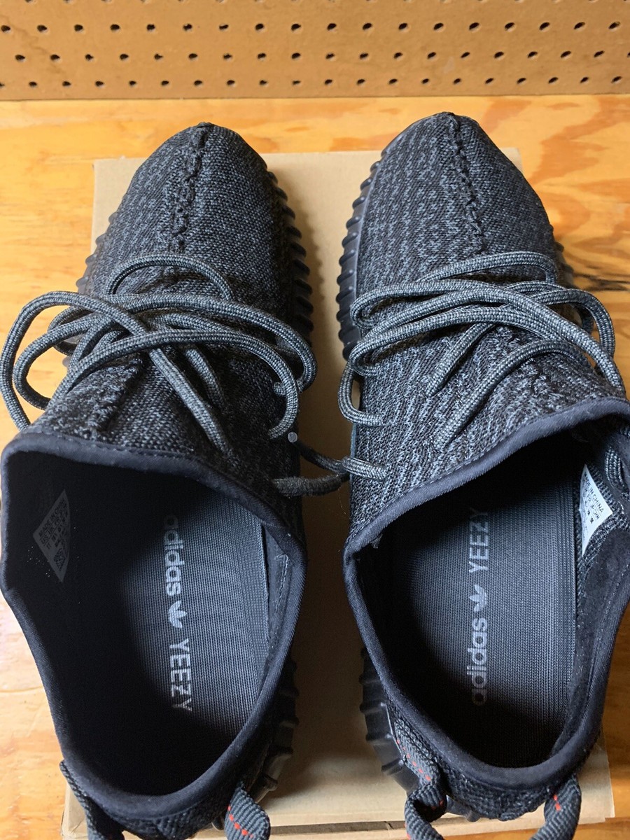 中古美品 adidas YEEZY BOOST 350 PIRATE BLACK Adidas Yeezy Boost 350 
