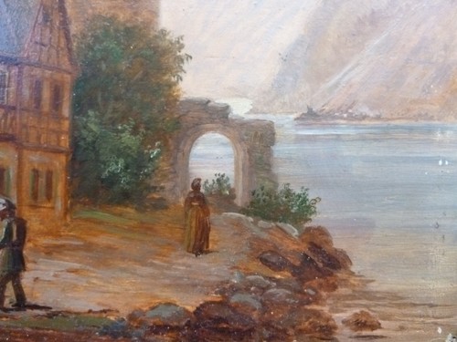 Romantische Rheinlandschaft - Mittelrhein um 1850 - Bild 6 von 10