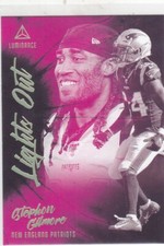 STEPHON GILMORE 2020 PANINI LUMINANCE LIGHTS OUT INSERT #LO9 NEW ENGLAND PATRIOT