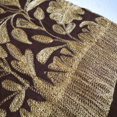 小物 DRIES VAN NOTEN SHORT SCARF SILK&WOOL Dries Van Noten Short Scarf Silk Wool Women Limited Edition