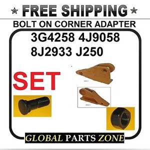 BOLT ON CORNER ADAPTER for Caterpillar LEFT 3G5358 BOLT/& NUT J350  SHIPS FREE!