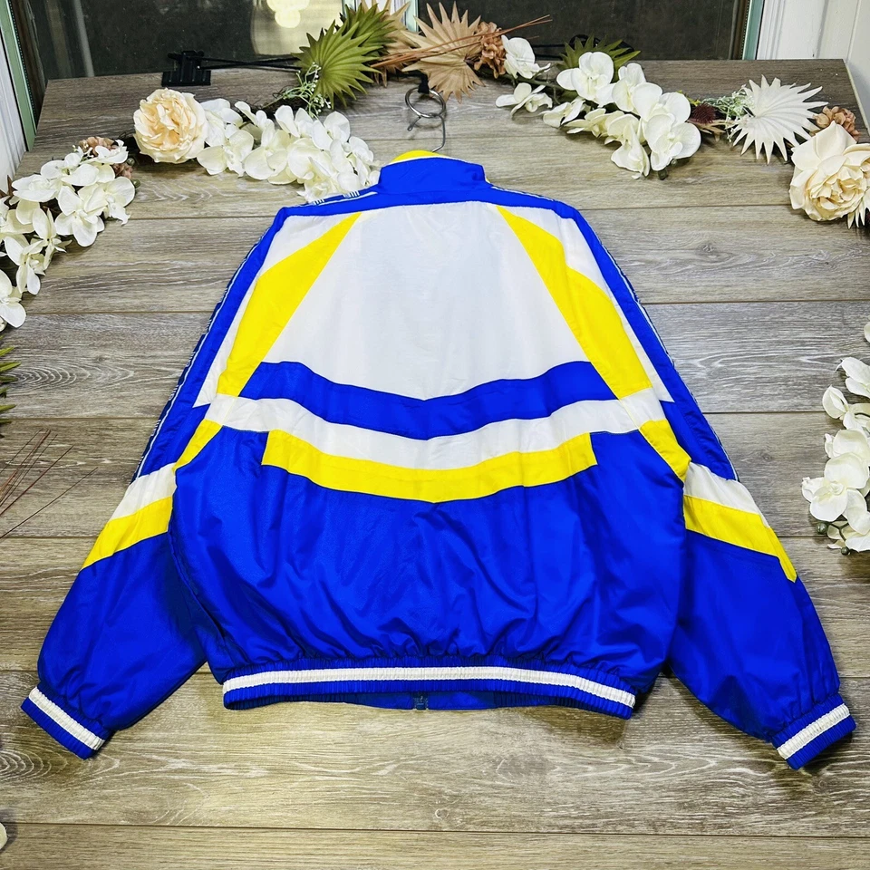 Chaqueta Chándal Admiral Talla Pequeña Hombre’s Cortavientos Hip Hop Retro Azul De Colección Foto 2 de 4
