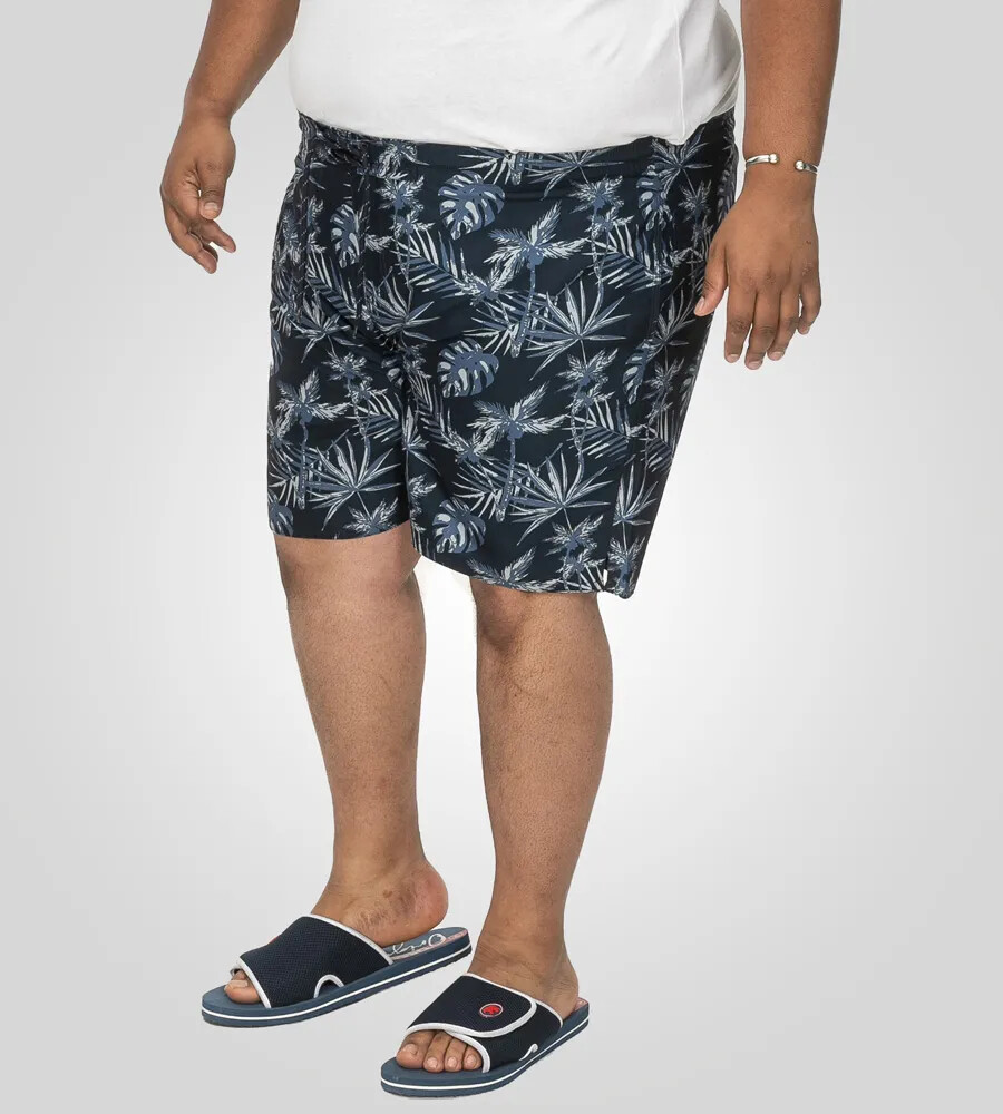 D555 Duke Big Mens Hawaiian Print Swim Shorts 2XL 3XL 4XL 5XL 6XL 7XL 8XL  211700