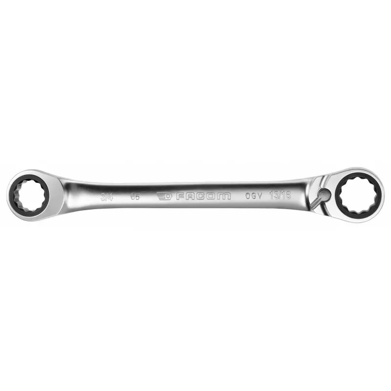 AIRCRAFT AEROSPACE TOOLS FACOM 65.1 4 X 5 16 RATCHT RING SPANNER A F 12PT REV