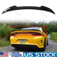 For 2011-2022 Dodge Charger SRT SXT Rear Trunk Spoiler Wing Carbon Fiber Style