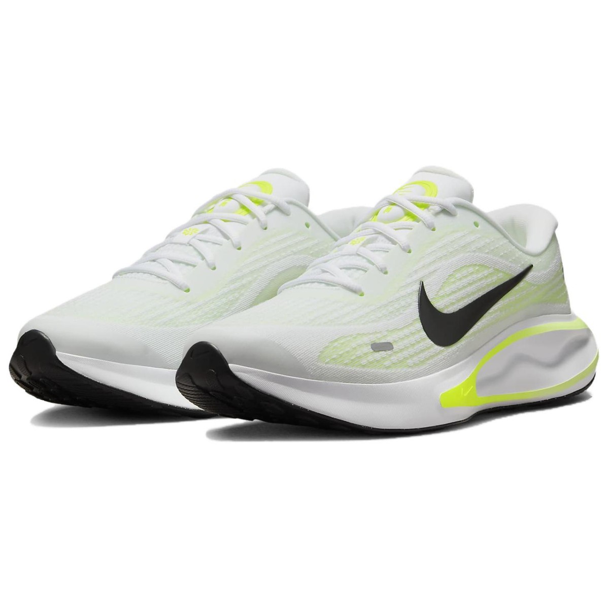 Nike Journey Run White Barely Volt - FN0228-700 | eBay