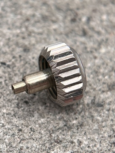 #A60 ORIGINAL ROLEX 24-702 /0 KRONE CROWN STAHL OYSTER 7mm für 5512 1680 5513 - Bild 2 von 3
