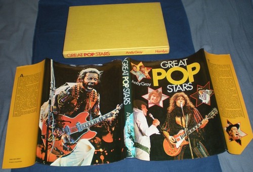 GREAT POP STARS Andy Gray 1973 Illustrated HC/DJ Chronological Collectible - Picture 3 of 12