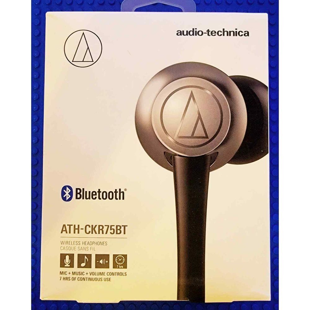 Audio-Technica ATH-CKR75BT Wireless Earbuds with Mic Fast Shipping New