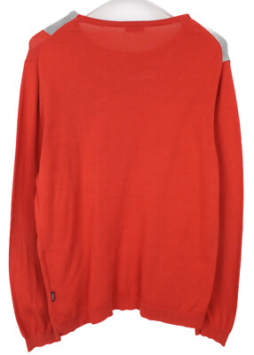 Strellson Slim Fit Jumper Mens XL Round Neck Long Sleeves Pattern
